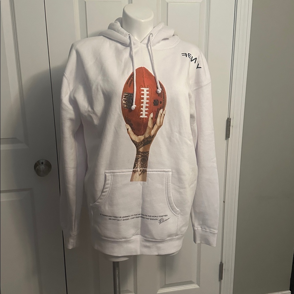 NFL Fenty Hoodie  XL oversized Mitchell& Ness and Rihanna collab Super Bowl LVII